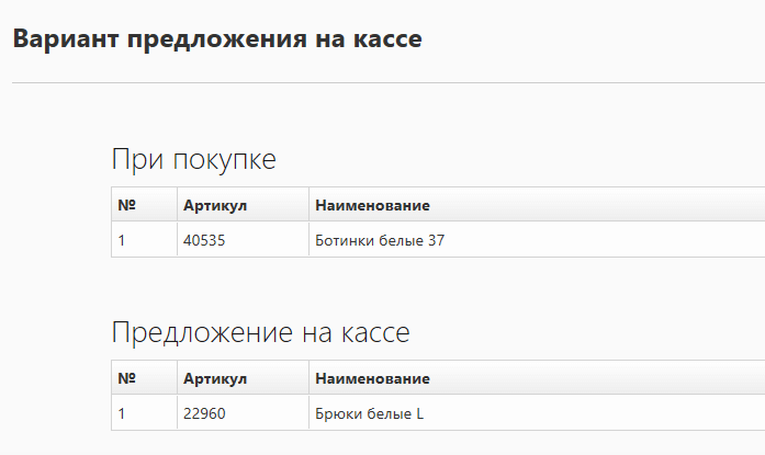 Управление розничной сетью (франшиза), составные товары и подсказки на кассе